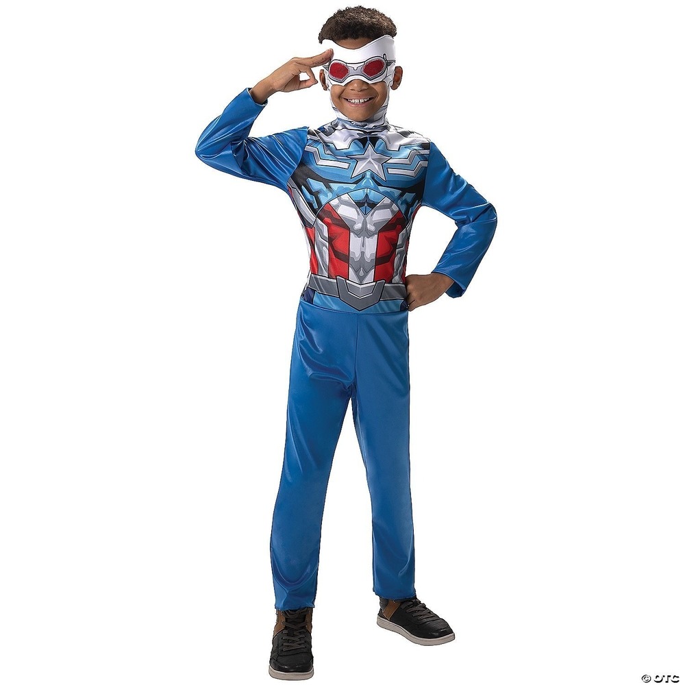 Boy's Marvel The Falcon Winter Soldier CAPTAIN AMERICA Halloween Costume L 12-14